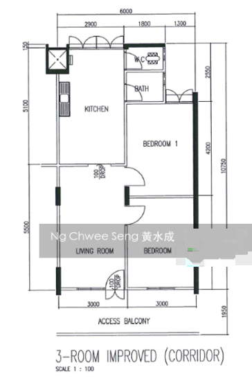 Blk 645 Hougang Avenue 8 (Hougang), HDB 3 Rooms #190268842